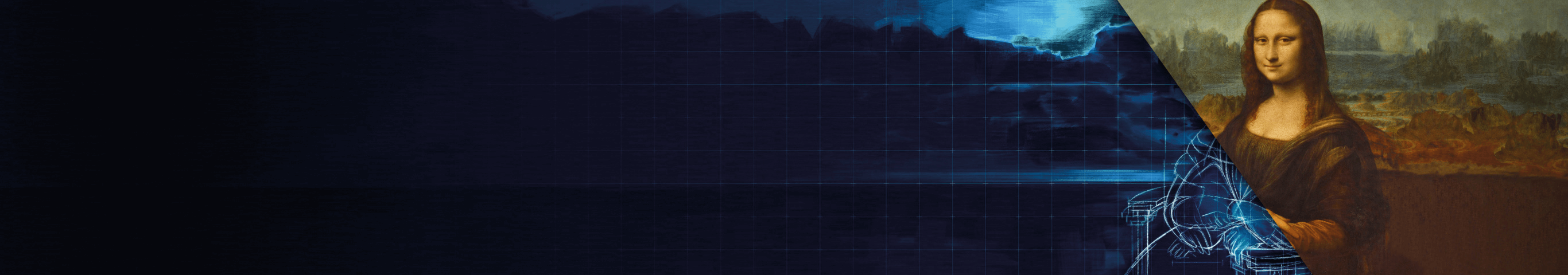 Image of a blueprint of the Mona Lisa with text overlay 'Looking deeper into DDLPS'.